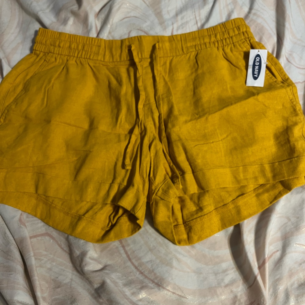 Yellow shorts